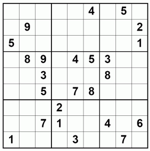 Sudoku Printable Easy on Large Print Sudoku